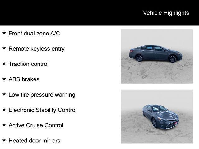 used 2018 Toyota Avalon car, priced at $18,933