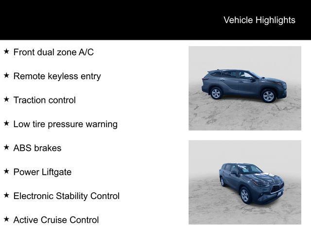 used 2024 Toyota Highlander car, priced at $29,888