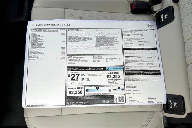 new 2025 MINI Countryman car, priced at $41,005