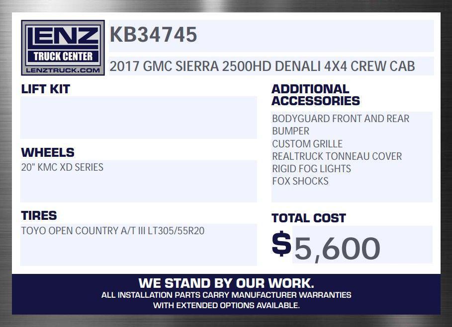 used 2017 GMC Sierra 2500 car, priced at $44,396