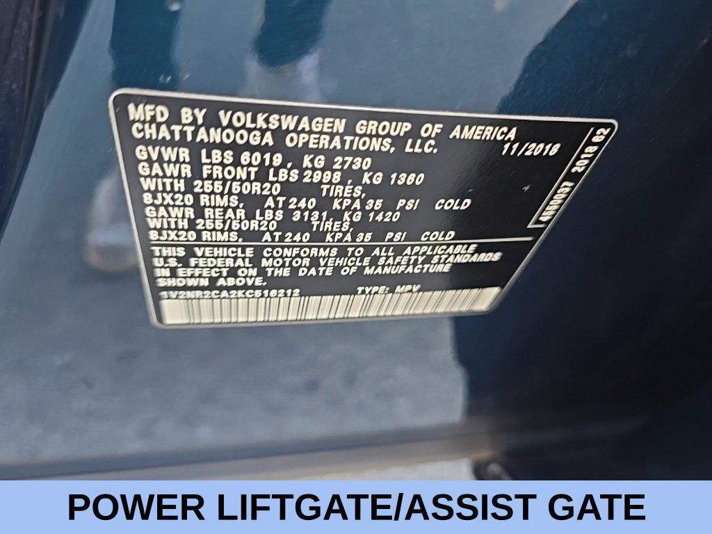 used 2019 Volkswagen Atlas car, priced at $18,397
