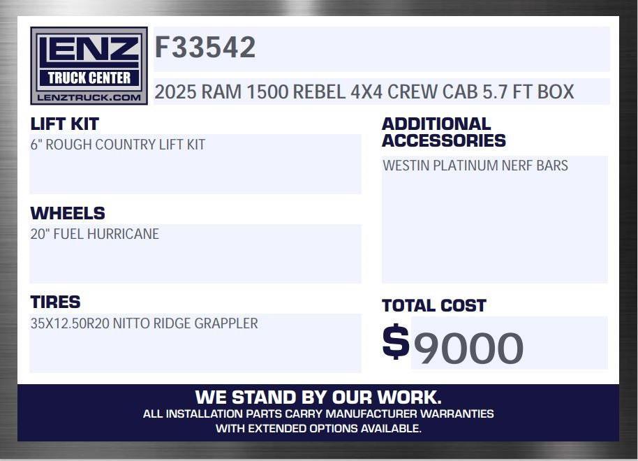 used 2025 Ram 1500 car, priced at $54,900