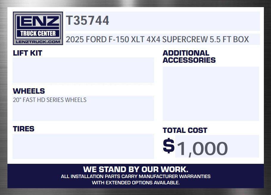 used 2025 Ford F-150 car, priced at $47,998