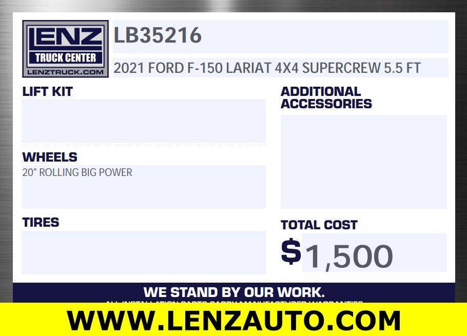 used 2021 Ford F-150 car, priced at $42,997