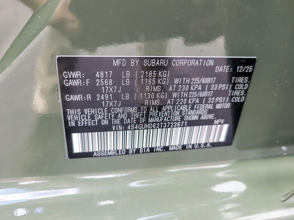 new 2026 Subaru Crosstrek car, priced at $30,248