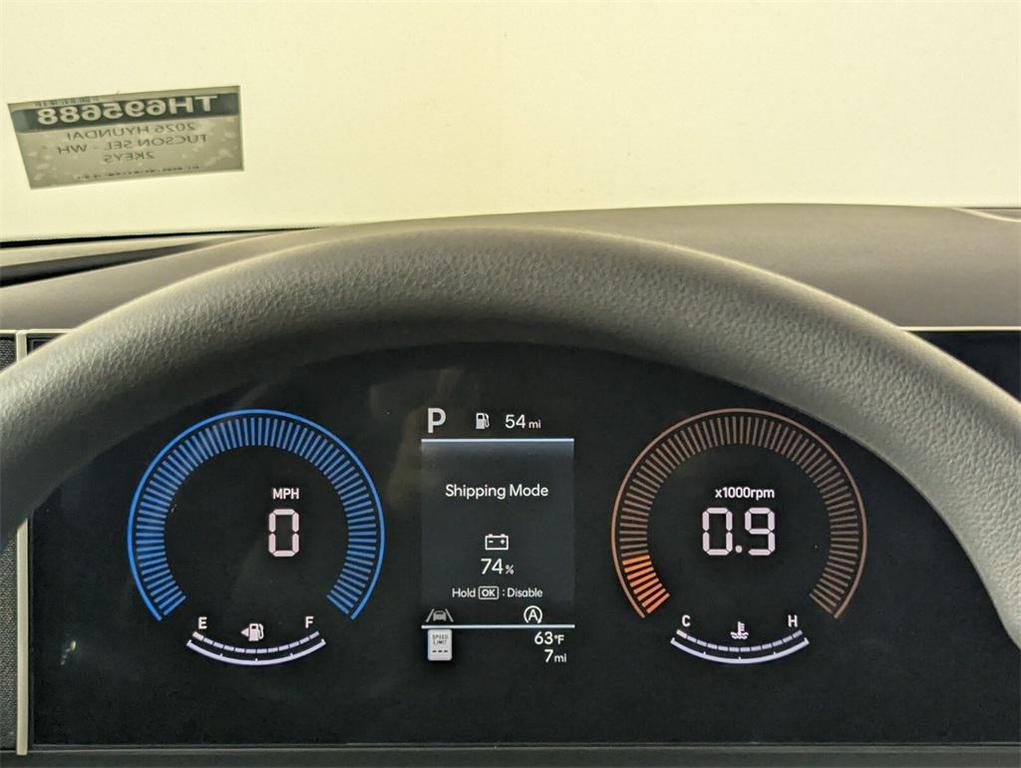 new 2026 Hyundai Tucson car, priced at $32,643