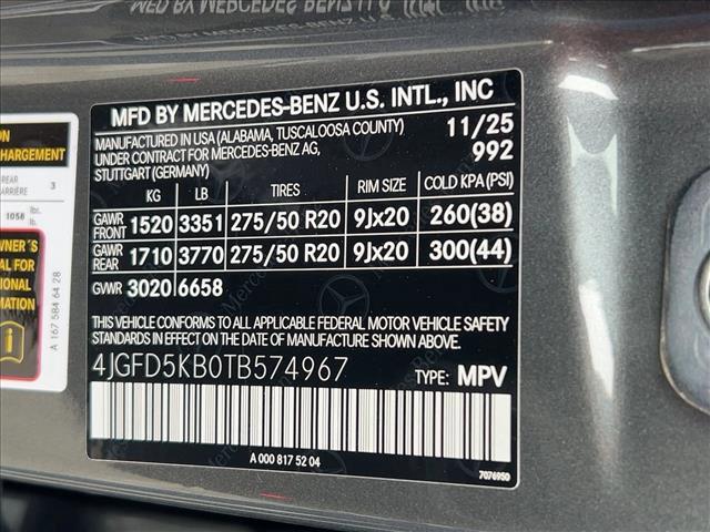 new 2026 Mercedes-Benz GLE 450 car, priced at $86,450