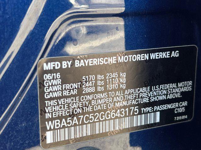 used 2016 BMW 528 car