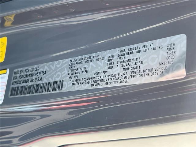 used 2021 Jeep Wrangler Unlimited car, priced at $33,295