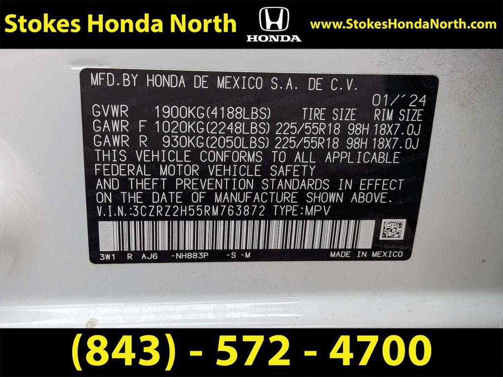 used 2024 Honda HR-V car, priced at $28,540