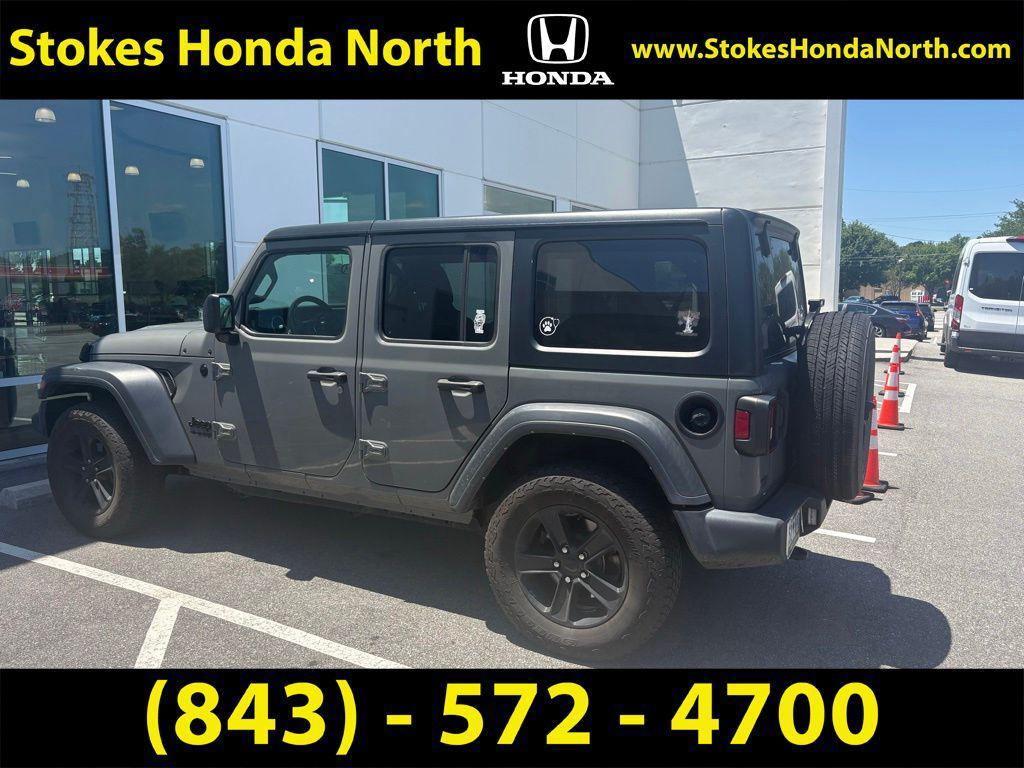 used 2021 Jeep Wrangler Unlimited car, priced at $27,467