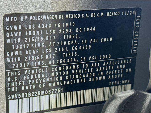 used 2024 Volkswagen Taos car, priced at $16,797