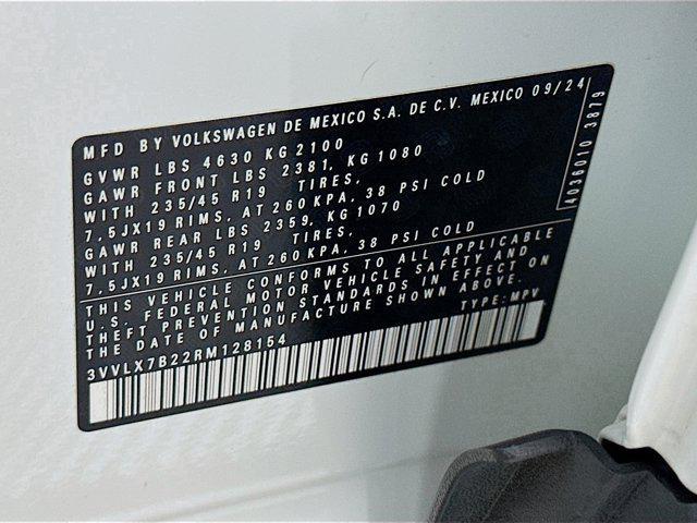 used 2024 Volkswagen Taos car, priced at $22,497