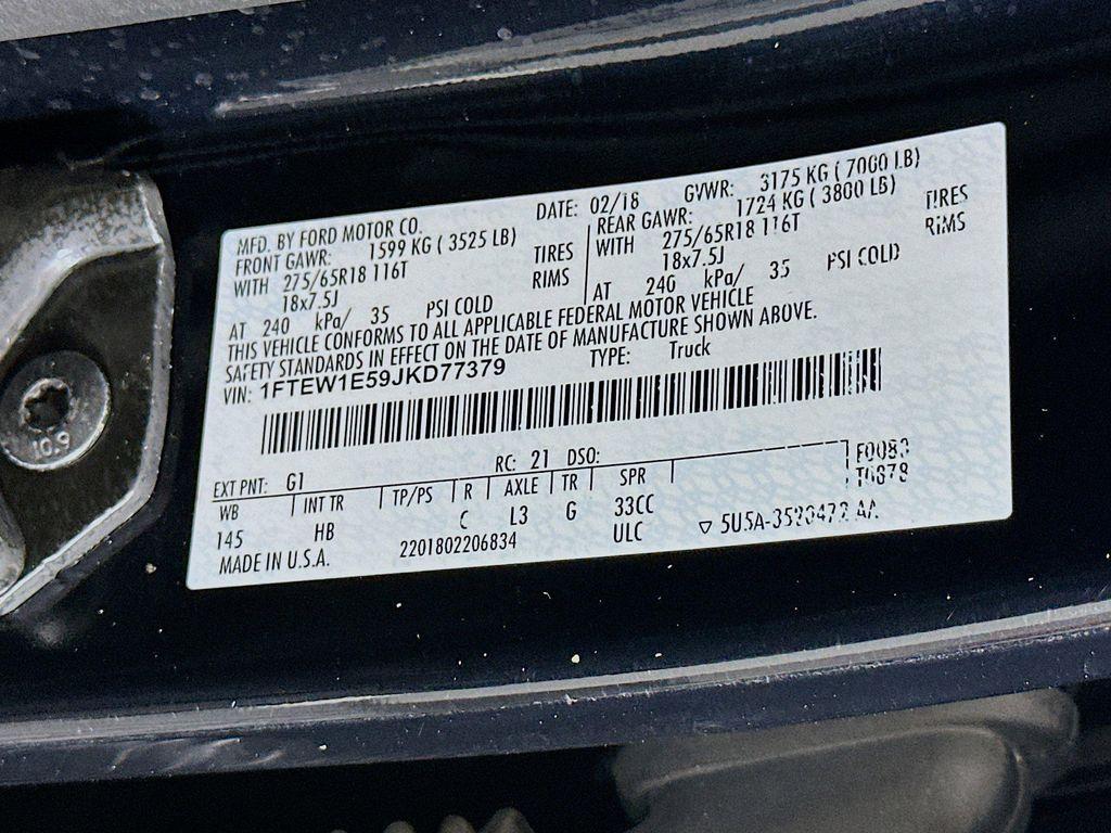 used 2018 Ford F-150 car, priced at $25,886