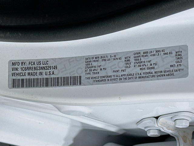 used 2022 Ram 1500 car, priced at $24,886