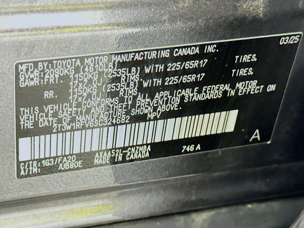 used 2025 Toyota RAV4 car, priced at $29,896