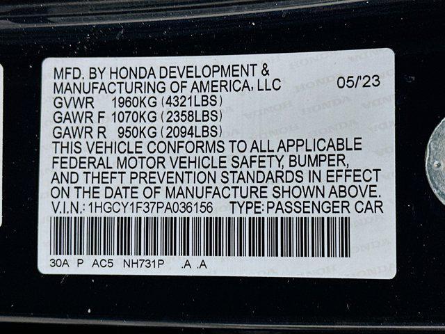 used 2023 Honda Accord car, priced at $24,987