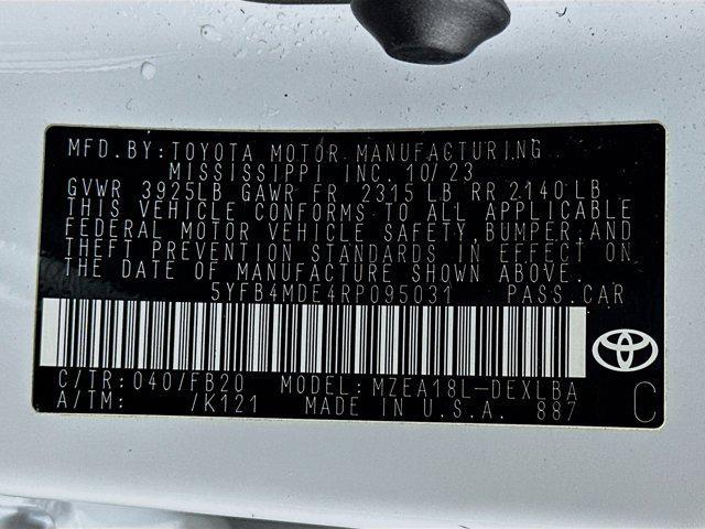 used 2024 Toyota Corolla car, priced at $19,496