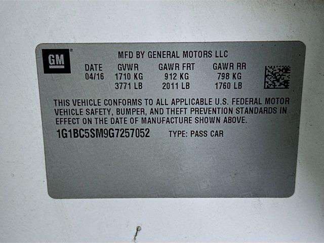 used 2016 Chevrolet Cruze car, priced at $6,987