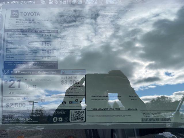 new 2025 Toyota Tacoma car, priced at $48,070