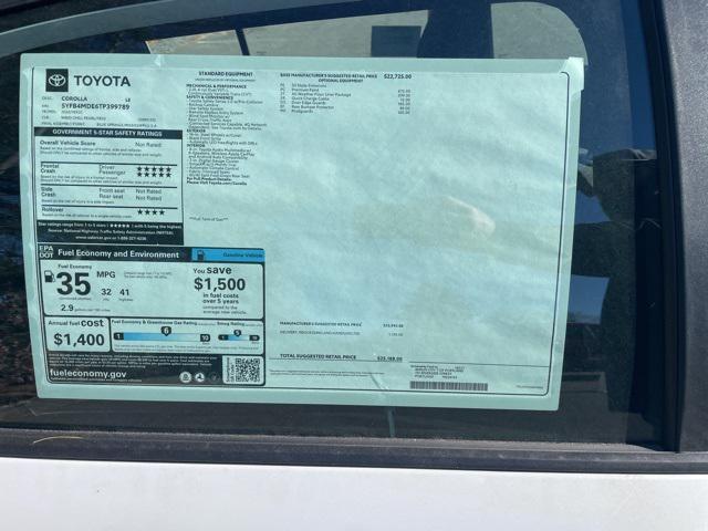 new 2026 Toyota Corolla car, priced at $25,188