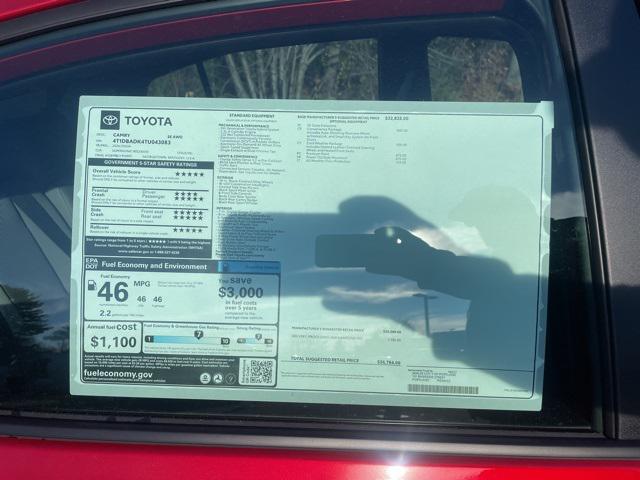 new 2026 Toyota Camry car, priced at $34,315