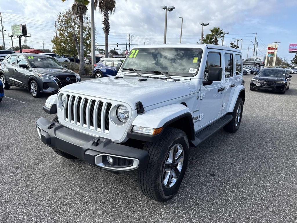 used 2021 Jeep Wrangler Unlimited car, priced at $25,691