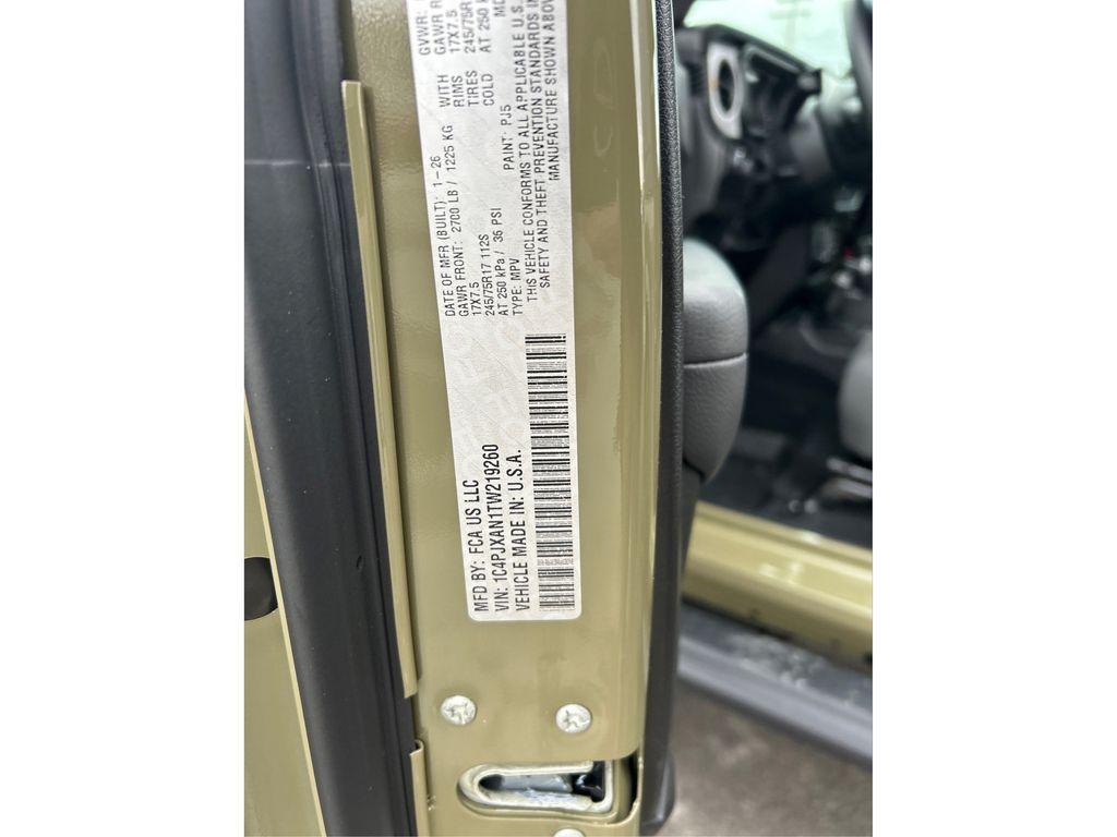 new 2026 Jeep Wrangler car, priced at $44,240