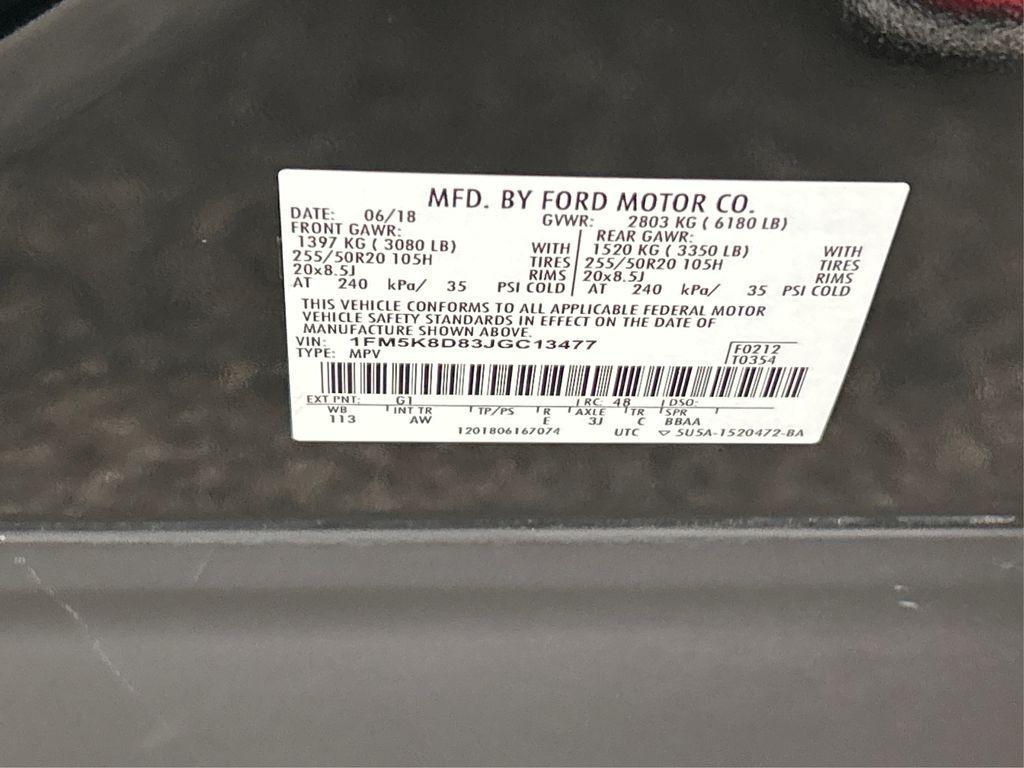 used 2018 Ford Explorer car, priced at $11,500