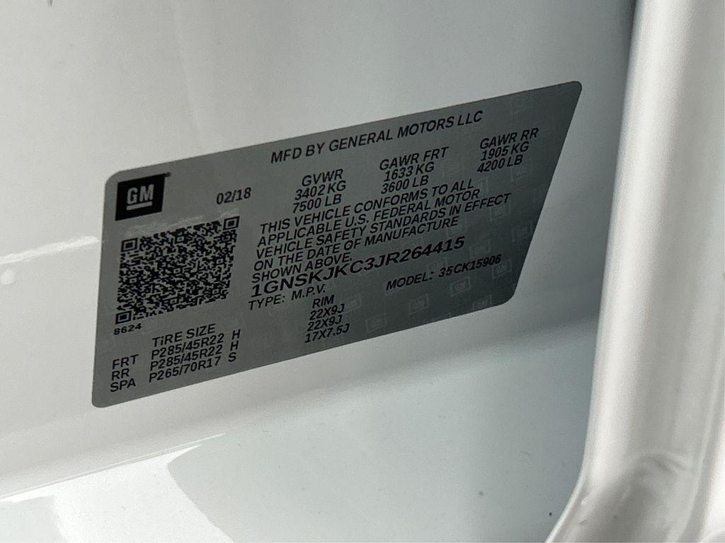 used 2018 Chevrolet Suburban car, priced at $26,500