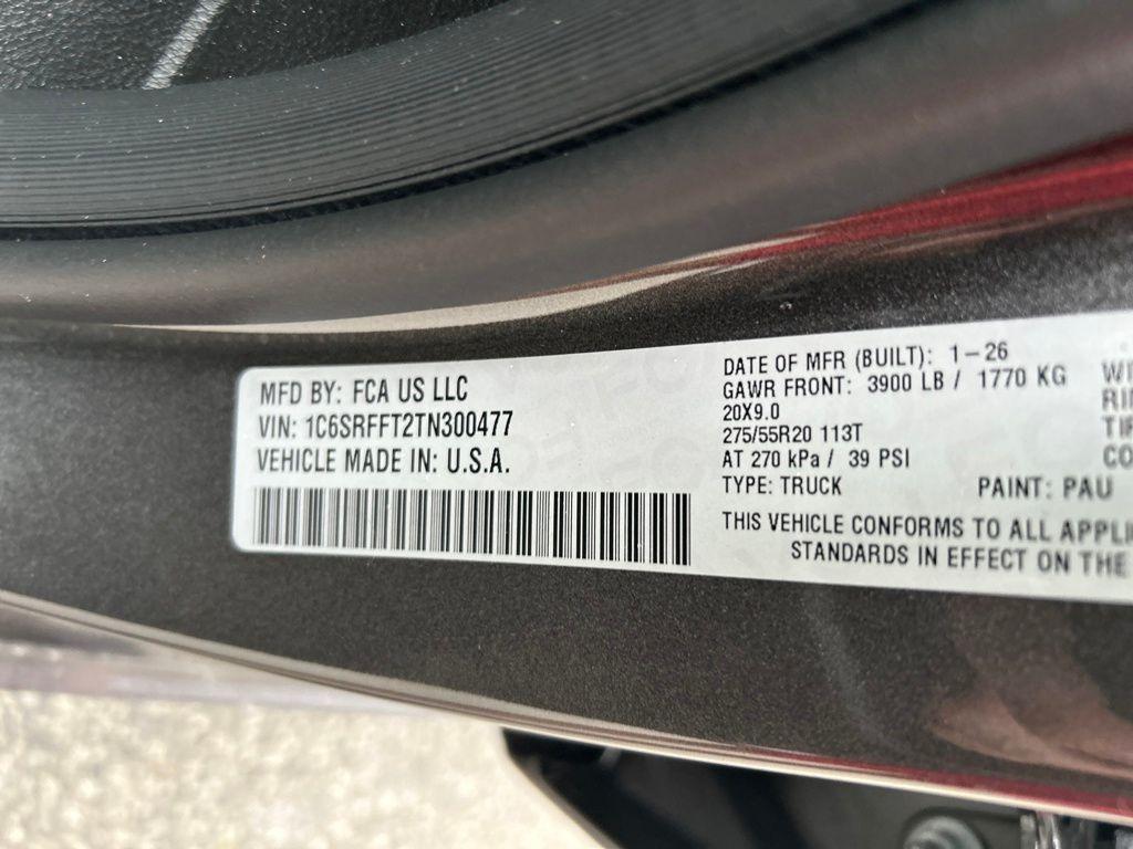 new 2026 Ram 1500 car, priced at $58,657