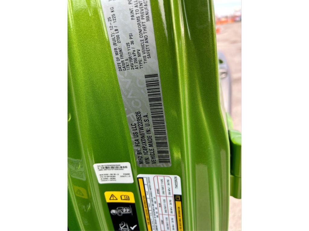 new 2026 Jeep Wrangler car, priced at $45,850