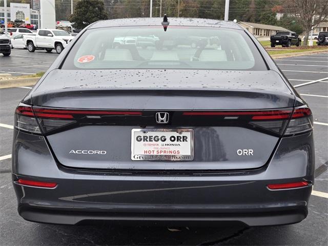new 2025 Honda Accord car, priced at $29,490