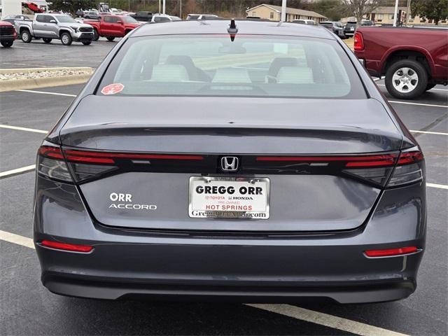 new 2025 Honda Accord car, priced at $29,490