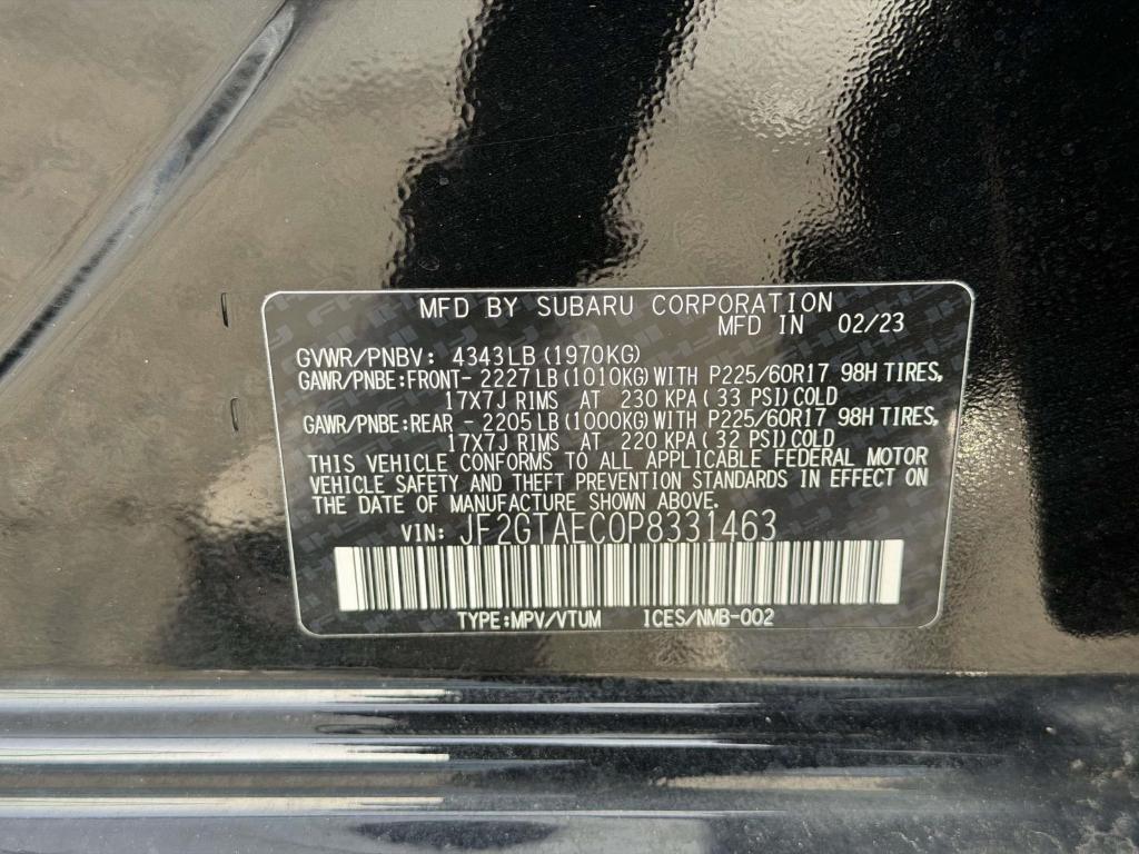 used 2023 Subaru Crosstrek car, priced at $22,623