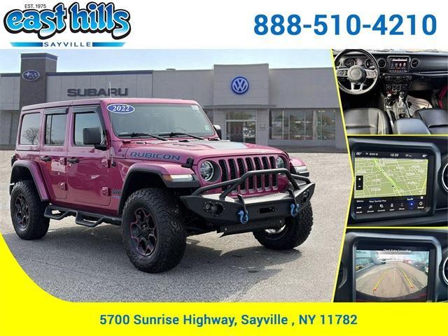 used 2022 Jeep Wrangler Unlimited 4xe car, priced at $28,201