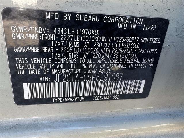 used 2023 Subaru Crosstrek car, priced at $21,595