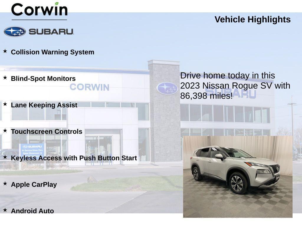 used 2023 Nissan Rogue car, priced at $16,787