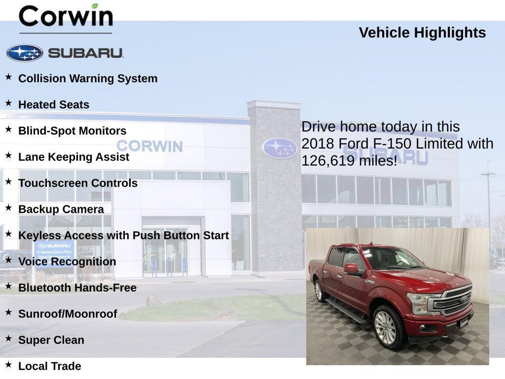 used 2018 Ford F-150 car, priced at $23,779