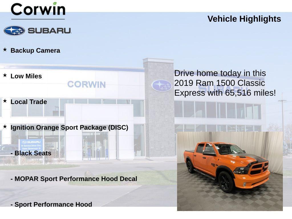 used 2019 Ram 1500 Classic car, priced at $27,997