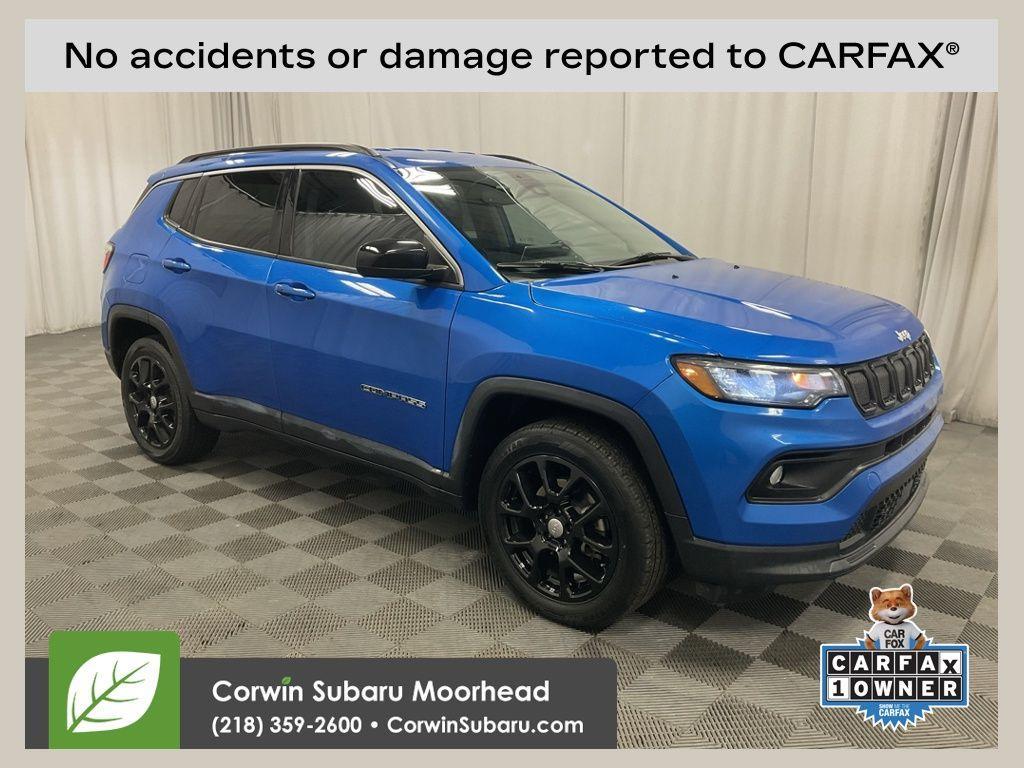 used 2022 Jeep Compass car, priced at $17,500