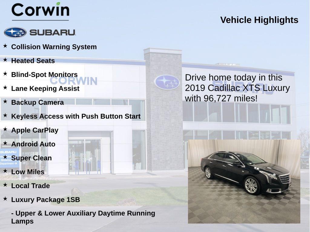 used 2019 Cadillac XTS car, priced at $16,849