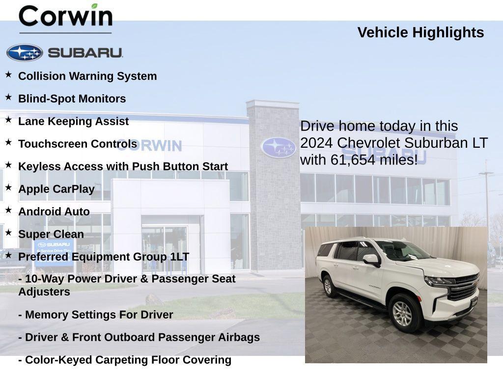 used 2024 Chevrolet Suburban car, priced at $48,497