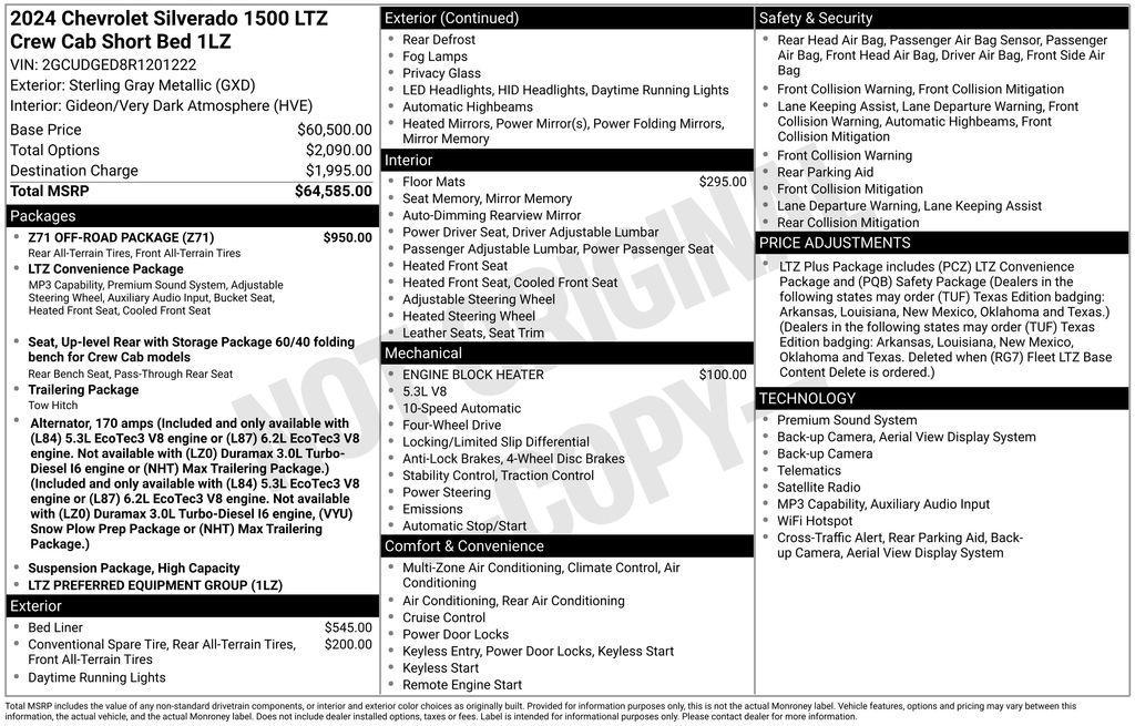 used 2024 Chevrolet Silverado 1500 car, priced at $43,998