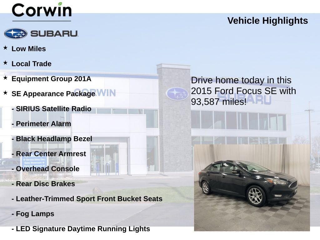 used 2015 Ford Focus car, priced at $6,787
