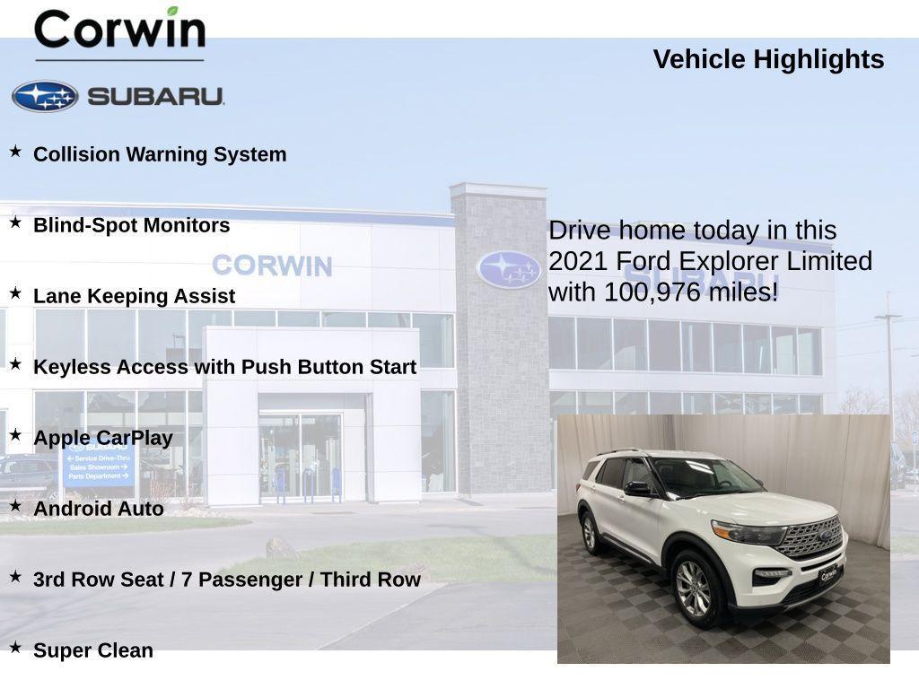 used 2021 Ford Explorer car, priced at $22,931