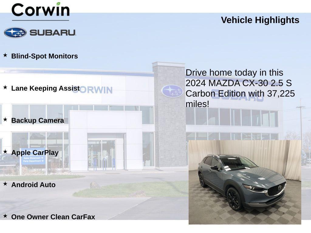 used 2024 Mazda CX-30 car, priced at $24,998