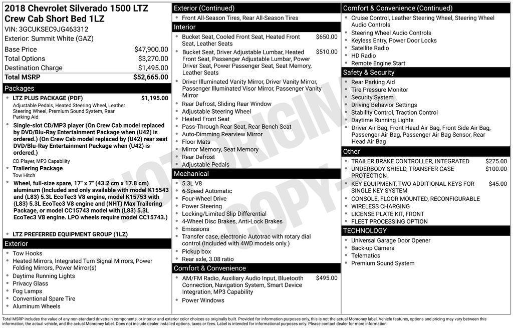 used 2018 Chevrolet Silverado 1500 car, priced at $25,999