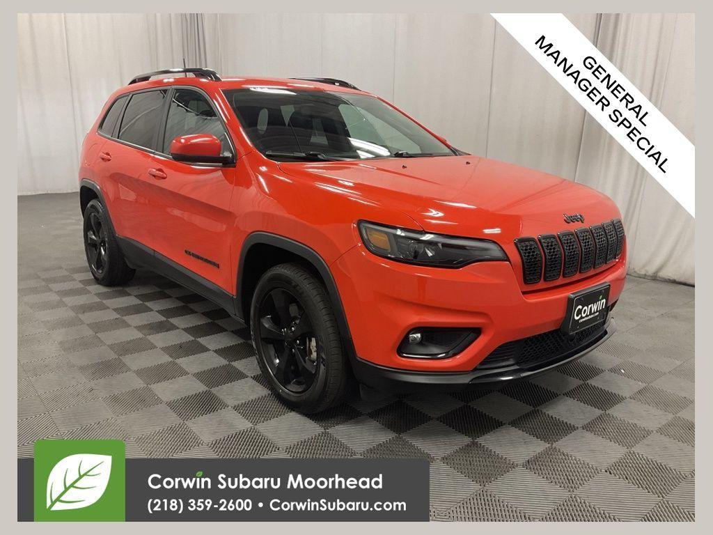used 2021 Jeep Cherokee car, priced at $15,000