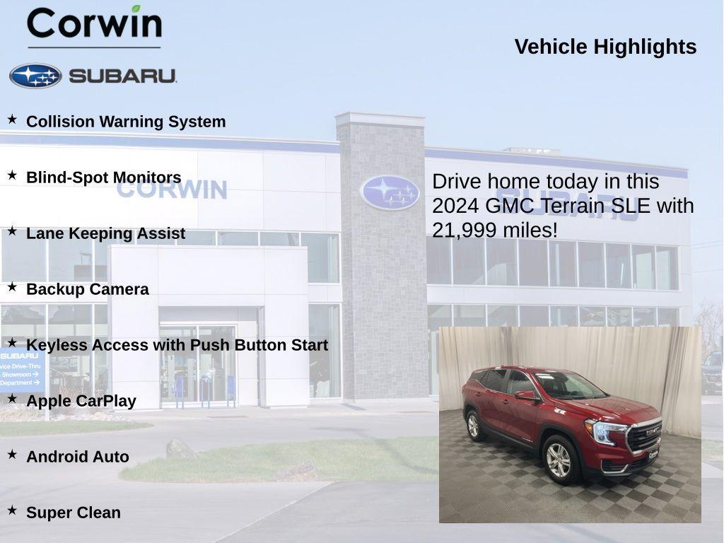 used 2024 GMC Terrain car, priced at $23,348